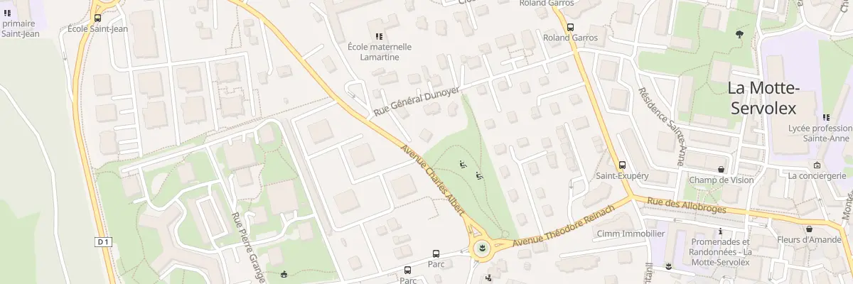 Plan du 211 Rue général dunoyer à La Motte-Servolex