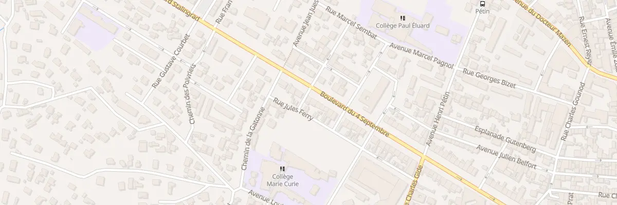 Plan du 60B Bd du Quatre Septembre à La Seyne-sur-Mer
