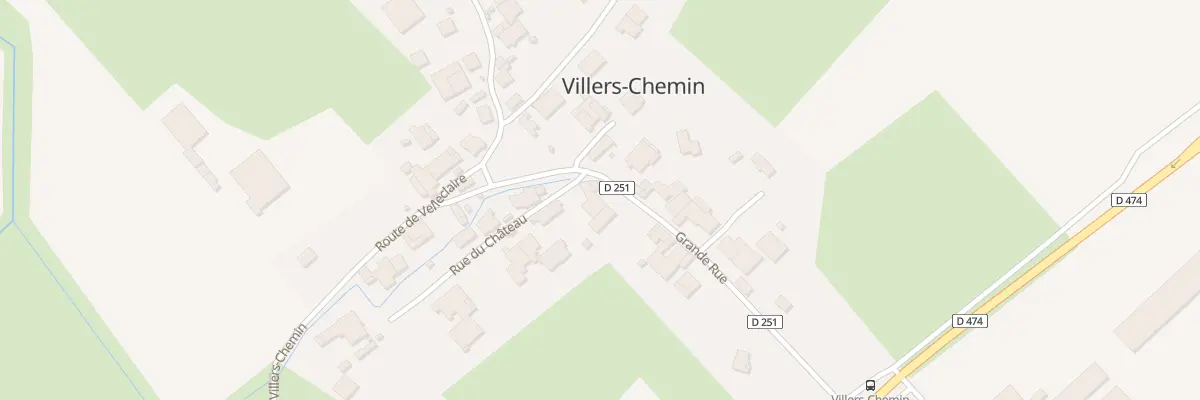 Plan du 6 Rue Grande Rue à Villers-Chemin-et-Mont-lès-Étrelles