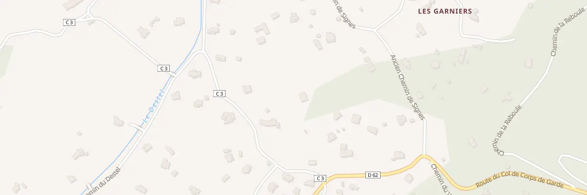 Plan du 2405A Che de la Colle à Évenos