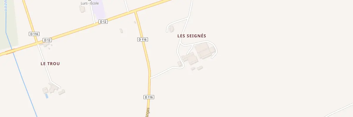 Plan du 5045 Les Seignes à Lurs