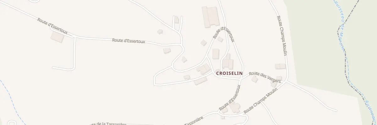 Plan du 617 Rte d’Essertoux à Chêne-en-Semine
