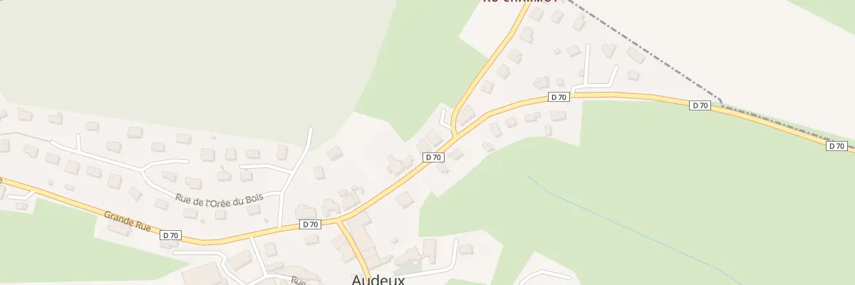 Plan du 6 Grande Rue à Audeux