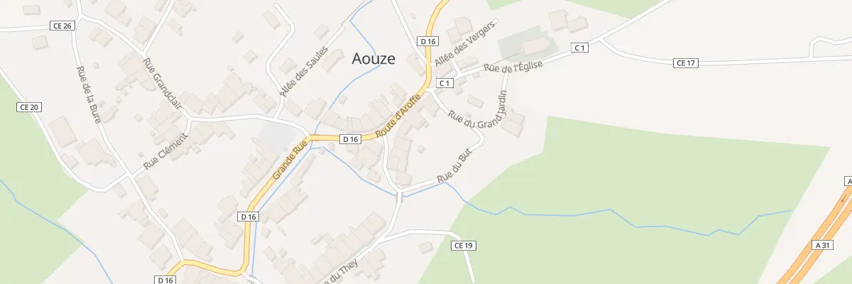 Plan du 102 Rte d’Aroffe à Aouze