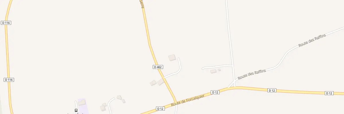 Plan du 7070 Le Serre à Lurs