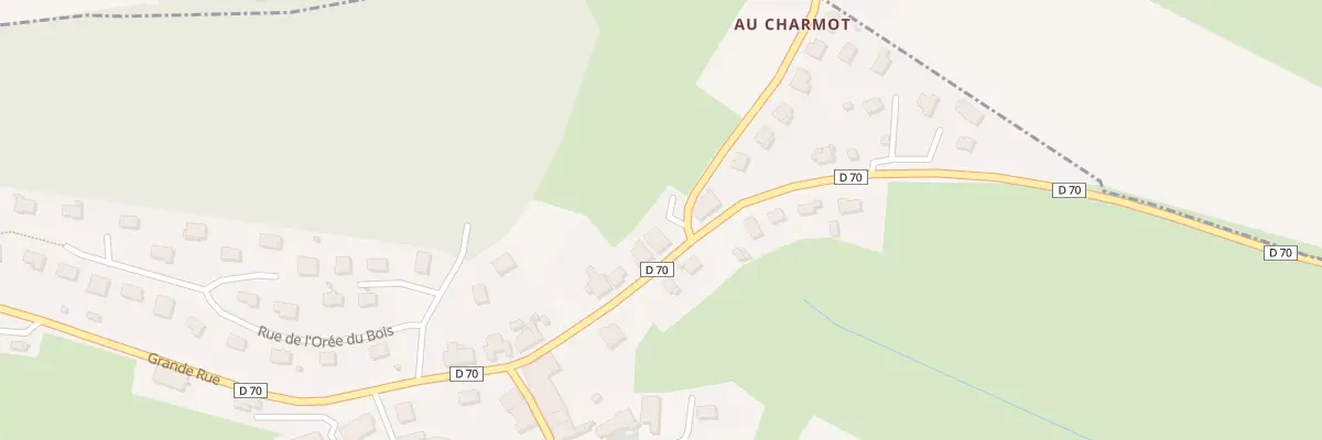 Plan du 6 Gr Grande Rue à Audeux
