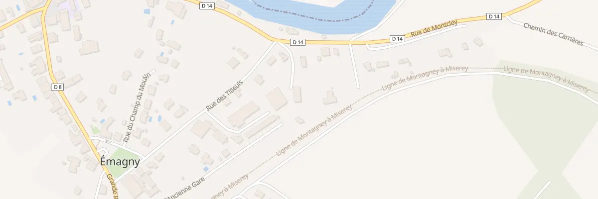 Plan du 24 Rue des Tilleuls à Émagny