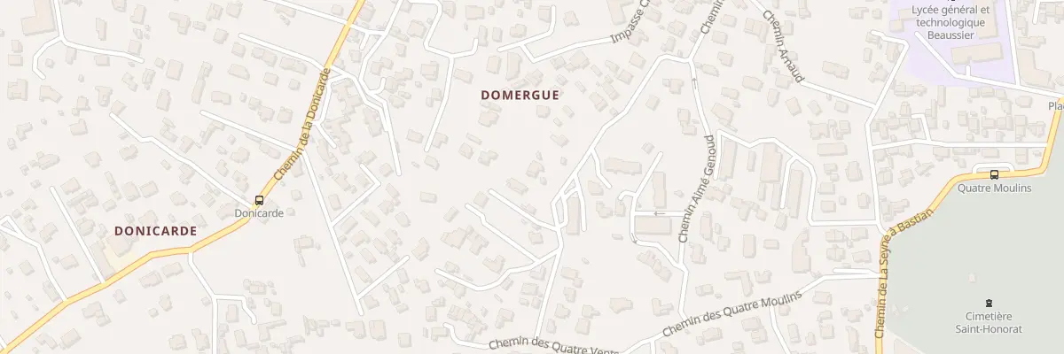 Plan du 211 Che Domergue à La Seyne-sur-Mer
