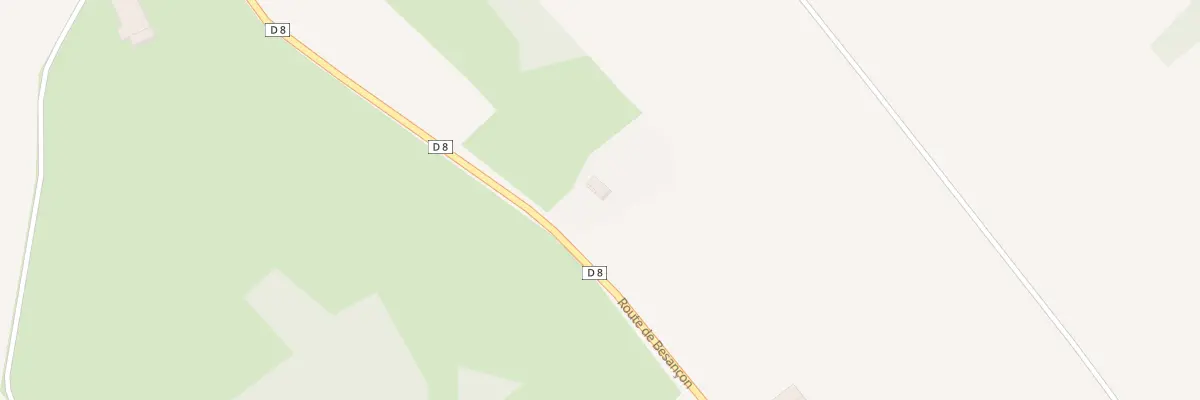 Plan du 1 Rte de Besançon à Émagny