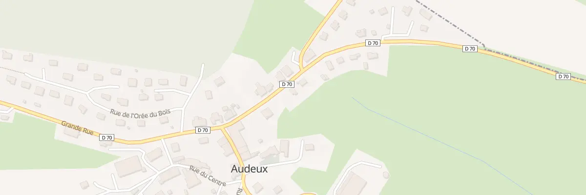 Plan du 9 Gr Grande Rue à Audeux