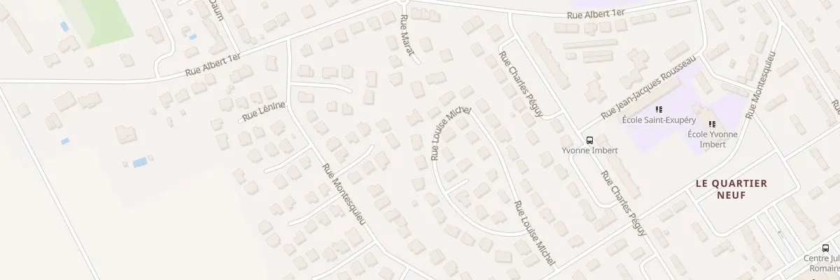 Plan du 28 Rue Louise Michel à Jarny