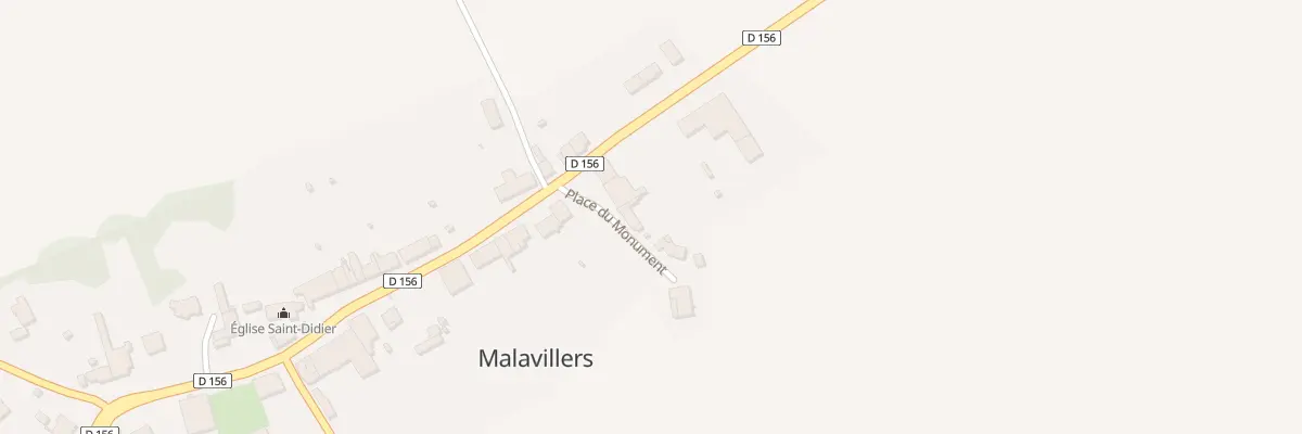 Plan du 3 Pl du Monument à Malavillers