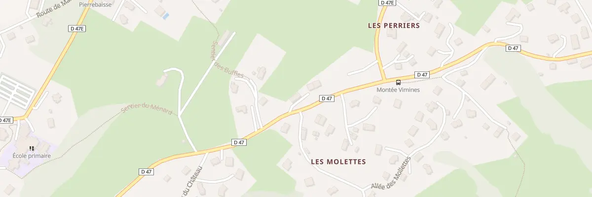 Plan du 5012 Les Chenots à Vimines