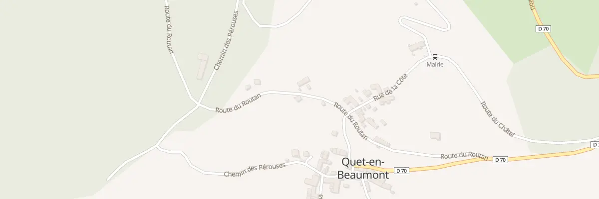 Plan du 359 Rte du Routan à Quet-en-Beaumont