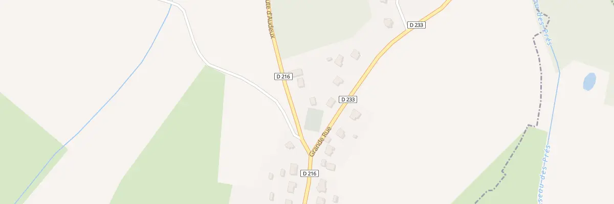 Plan du 2 Rte d’Audeux à Mazerolles-le-Salin