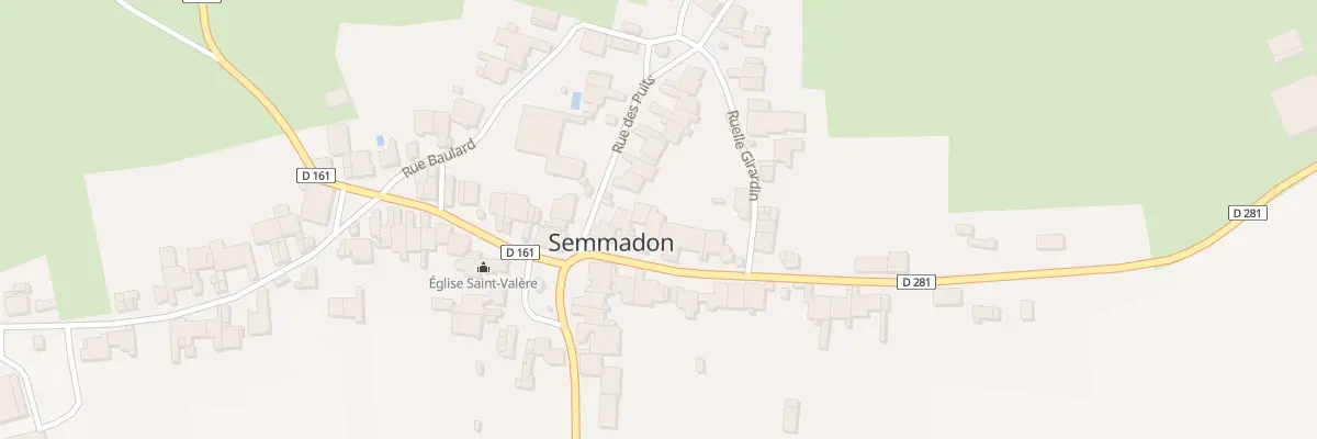 Plan du 5 Rue des Charmes à Semmadon