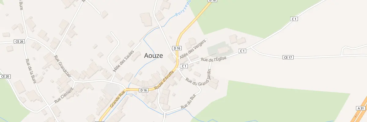 Plan du 4 All des Vergers à Aouze