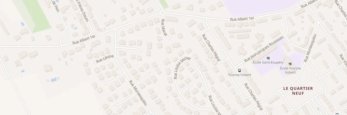 Plan du 24 Rue Louise Michel à Jarny