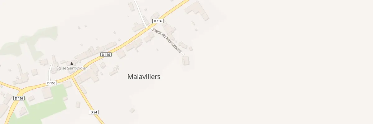 Plan du 5 Pl du Monument à Malavillers