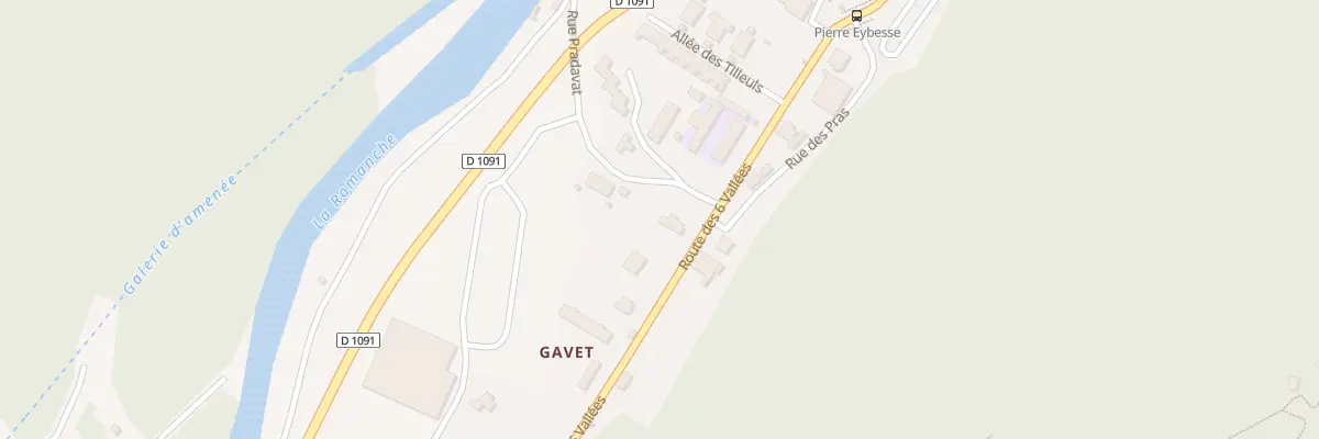Plan du 1 Rue Pradavat à Livet-et-Gavet