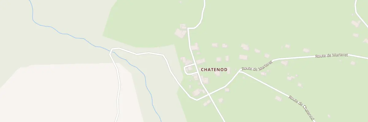Plan du 1113 Rte de Chatenod à Vanzy