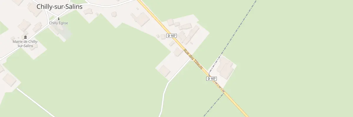 Plan du 24 Rue des Tilleuls à Chilly-sur-Salins