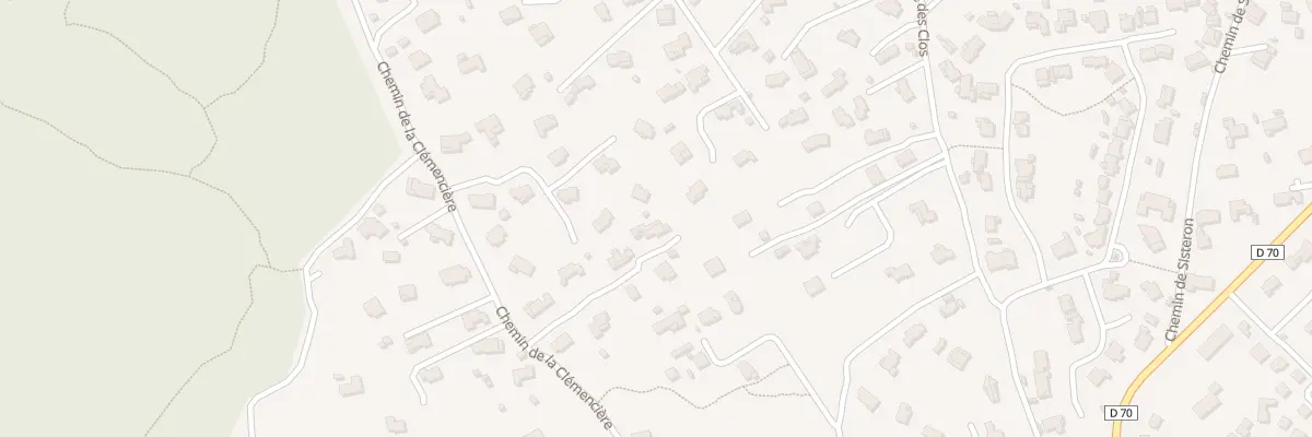 Plan du 5618 Che de la Clémencière à Seillons-Source-d’Argens