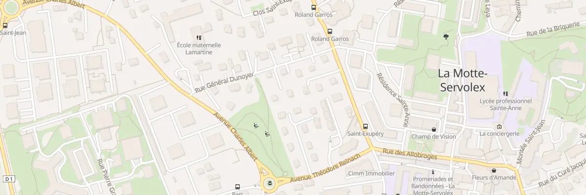 Plan du 99 Rue général dunoyer à La Motte-Servolex