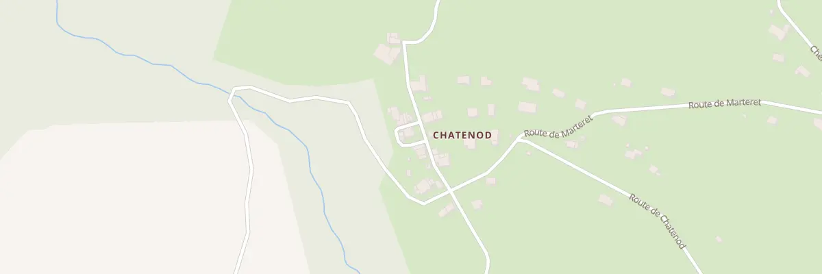 Plan du 1067 Rte de Chatenod à Vanzy