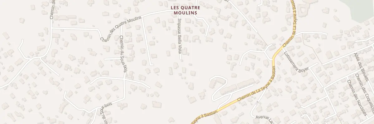 Plan du 144 Imp Bella Vista à La Seyne-sur-Mer