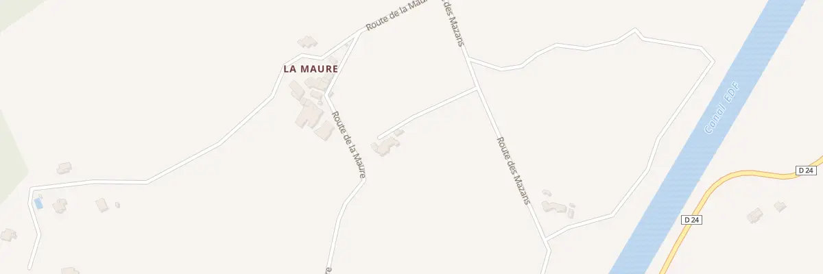 Plan du 7119 La Maure à Mison