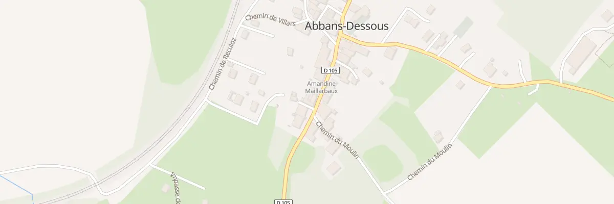 Plan du 1 Imp du Puits à Abbans-Dessous