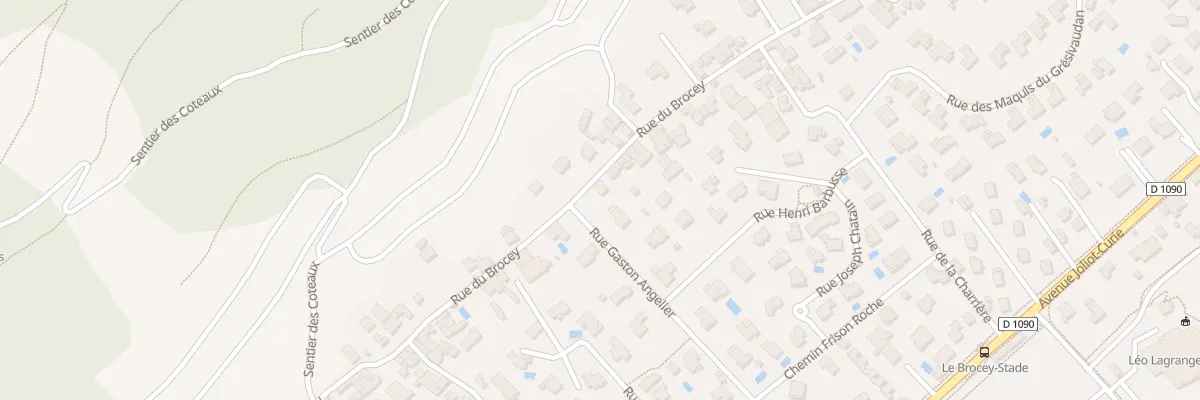 Plan du 823 Rue du Brocey à Crolles
