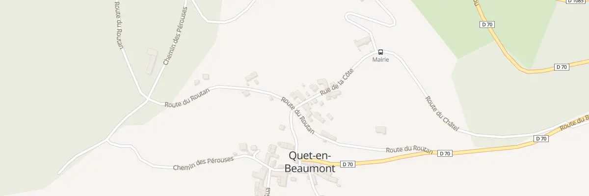 Plan du 17 Rue de la Côte à Quet-en-Beaumont