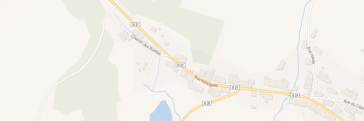 Plan du 7 Rue Principale à Frain