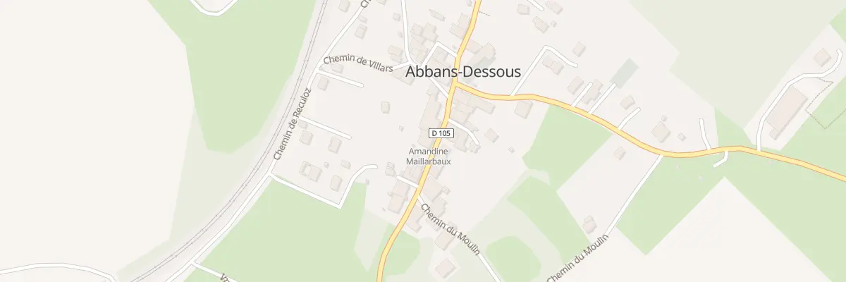 Plan du 30 Rue Jouffroy d’Abbans à Abbans-Dessous