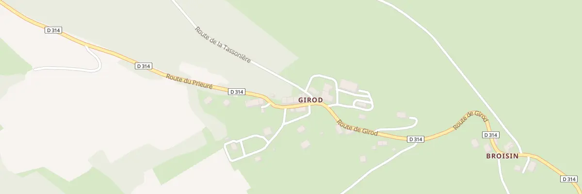 Plan du 95 Rte de Girod à Chêne-en-Semine