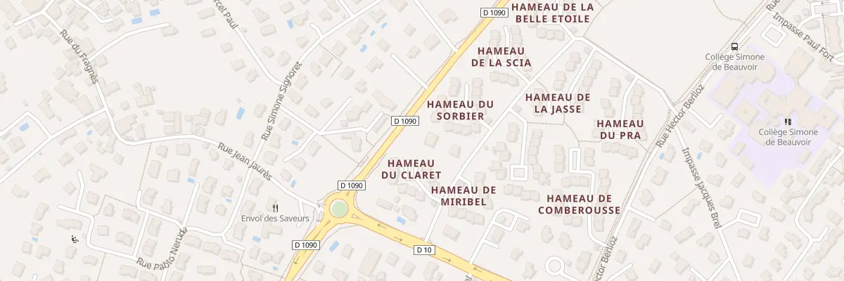Plan du 1113 Av Joliot Curie à Crolles