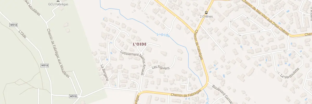 Plan du 1221A Rte de Fabregas à La Seyne-sur-Mer