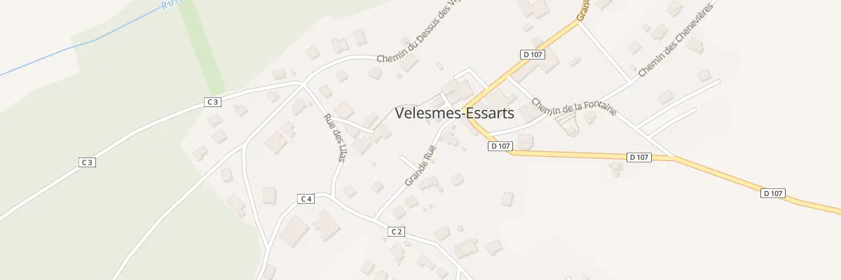Plan du 16A Gr Grande Rue à Velesmes-Essarts
