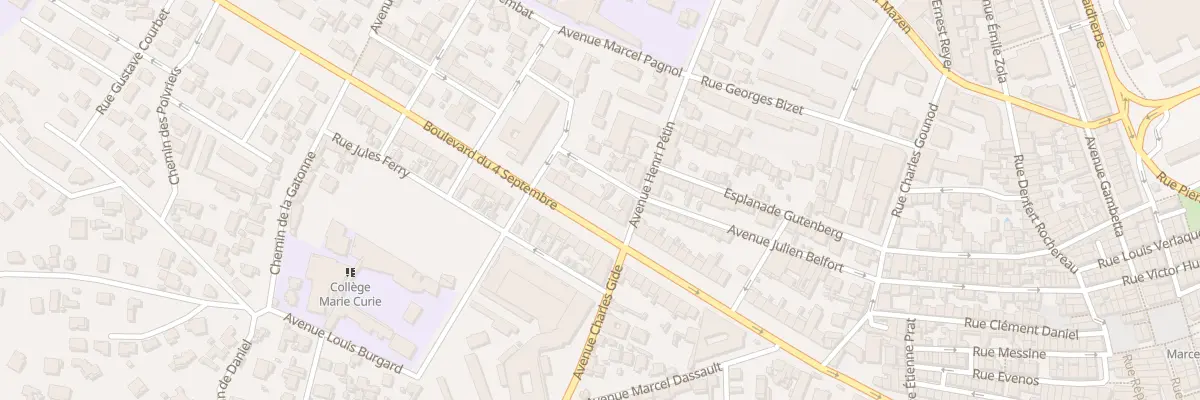 Plan du 45B Bd du Quatre Septembre à La Seyne-sur-Mer