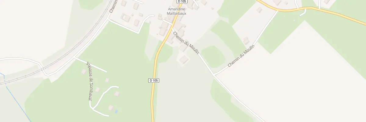 Plan du 2 Che du Moulin à Abbans-Dessous