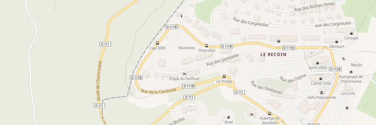 Plan du 466 Rue des Gentianes à Chamrousse