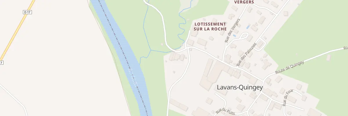 Plan du 15 Rue de la Lavandière à Lavans-Quingey