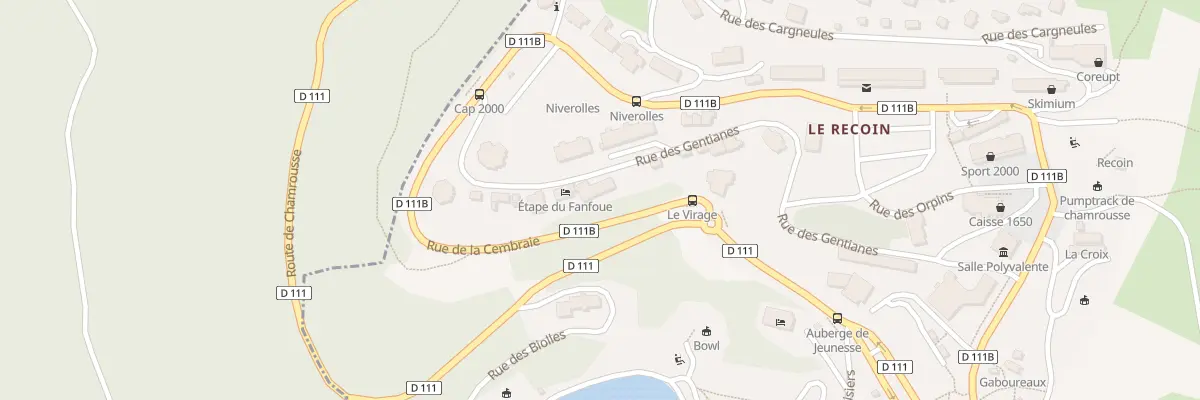 Plan du 461 Rue des Gentianes à Chamrousse