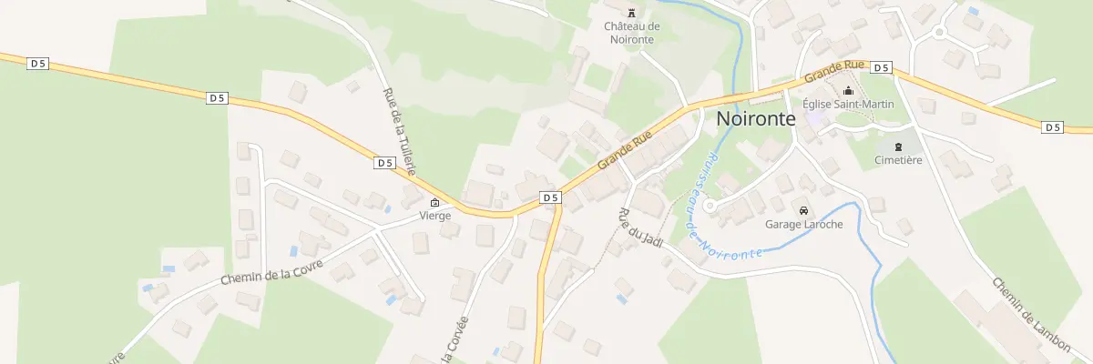 Plan du 20 Grande Rue à Noironte