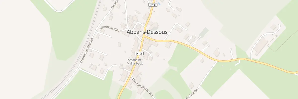 Plan du 9 Rue Jouffroy d’Abbans à Abbans-Dessous
