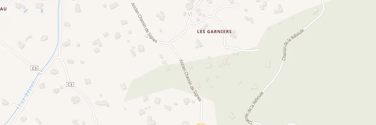 Plan du 126 Ancien Chemin de Signes à Évenos
