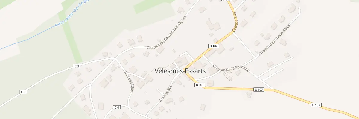 Plan du 1 Rue Moncey à Velesmes-Essarts