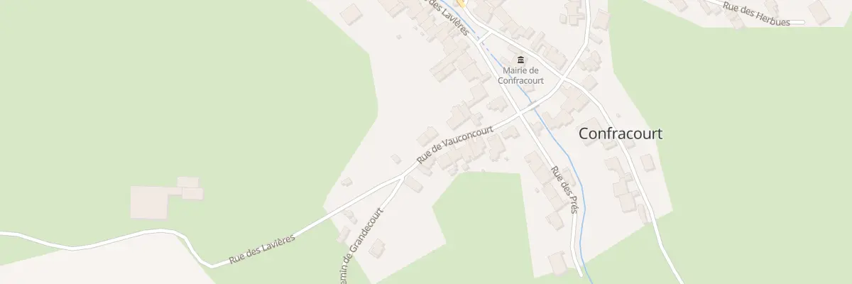Plan du 7 Rue de Vauconcourt à Confracourt